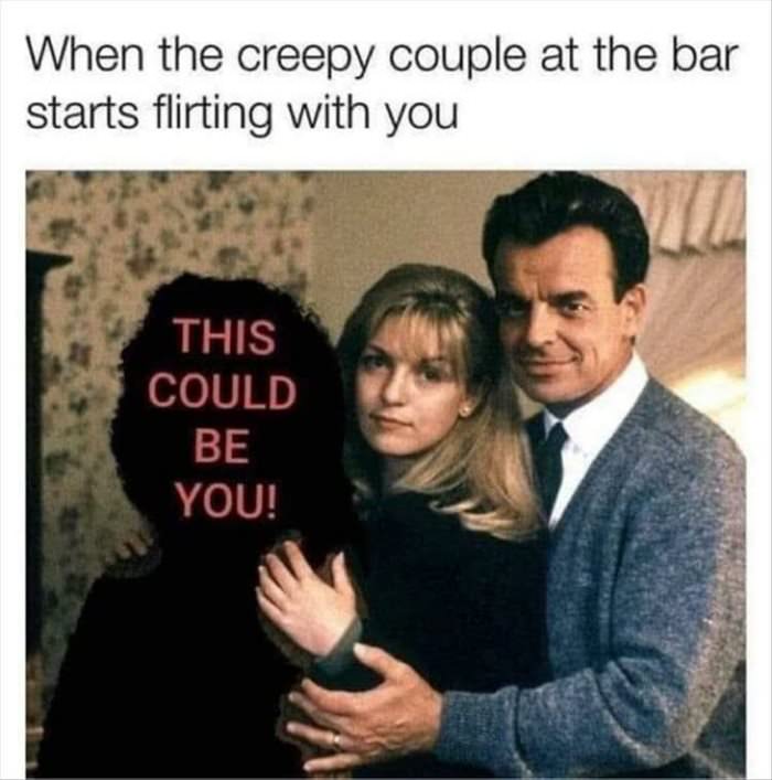the creepy guy at the bar