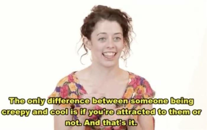 the difference between creepy and cool