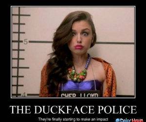 Duckface Police funny picture