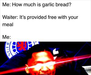 the garlic bread ... 2