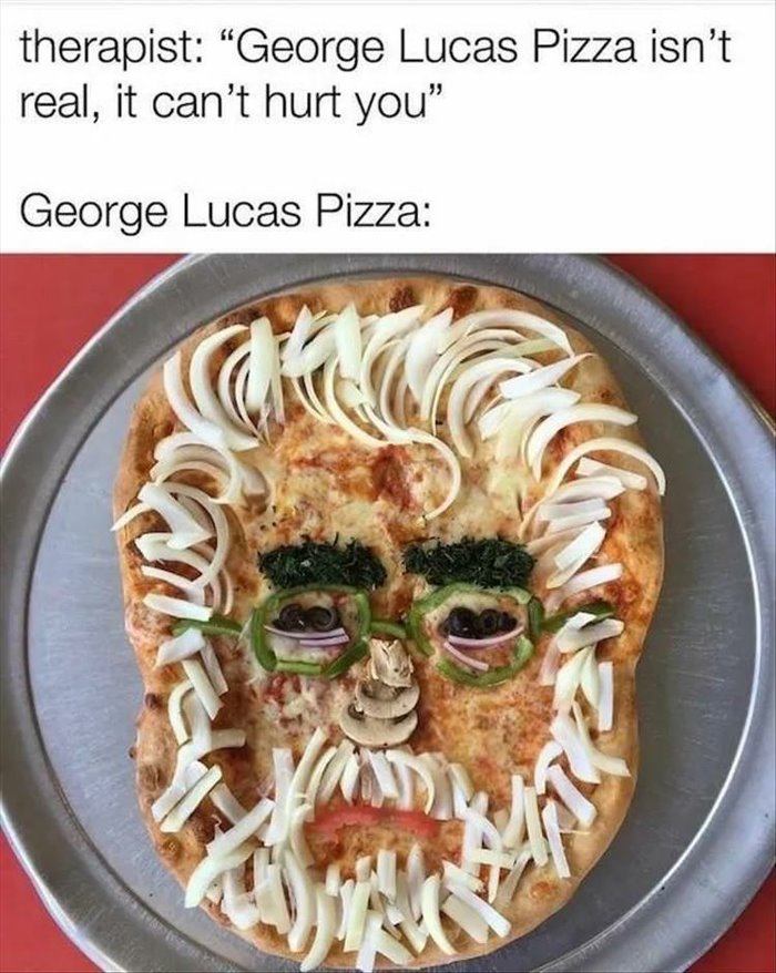 the george lucas pizza