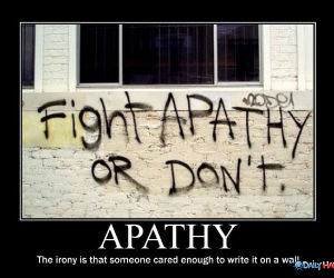 Irony Not Apathy funny picture