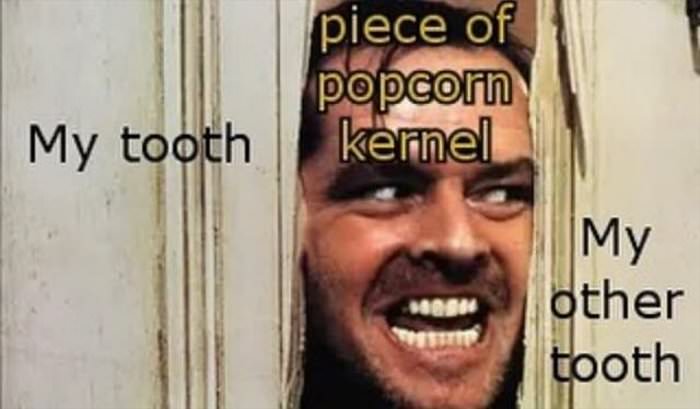 the kernel got in there