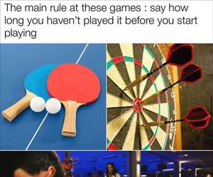 the main rule to these games