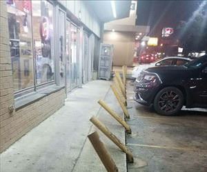 the parking in front of the liquor store ... 2
