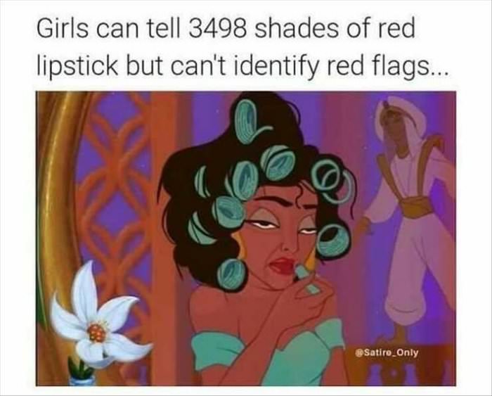 the red flags