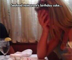 the seafood birthday cake