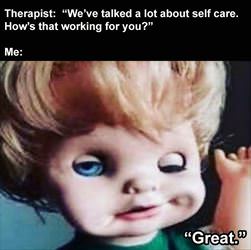 the self care is working