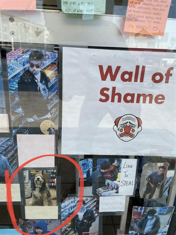 the wall of shame