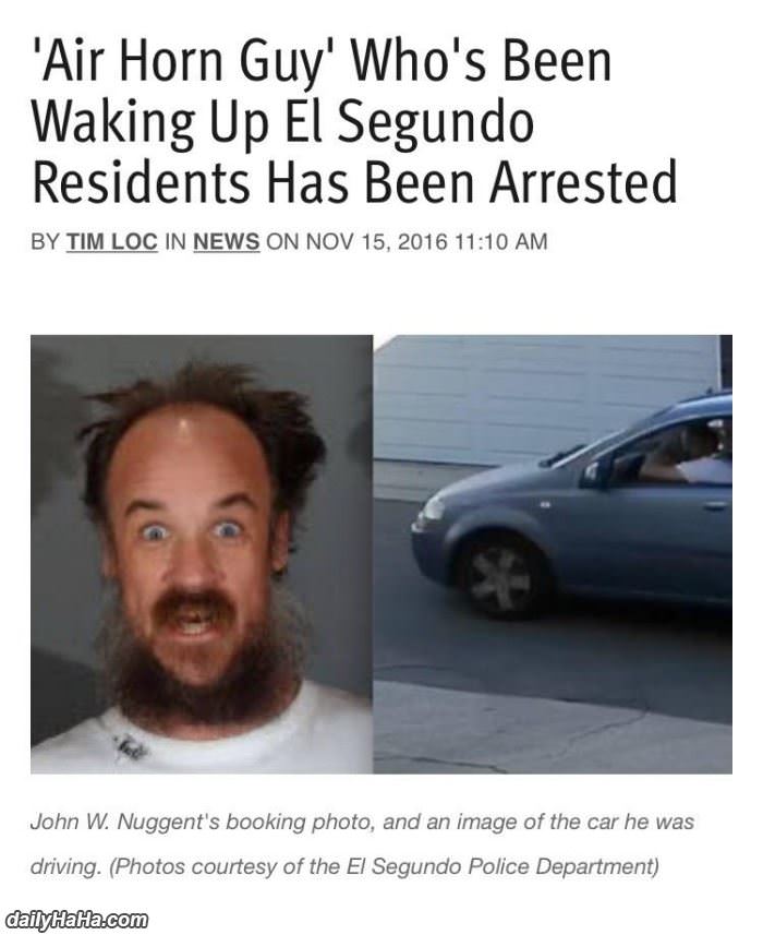 the air horn guy funny picture