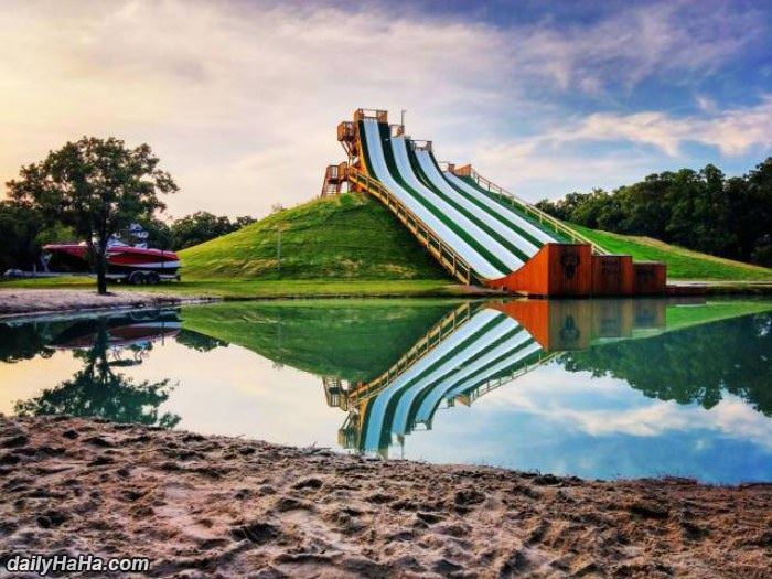 the best waterslide ever funny picture
