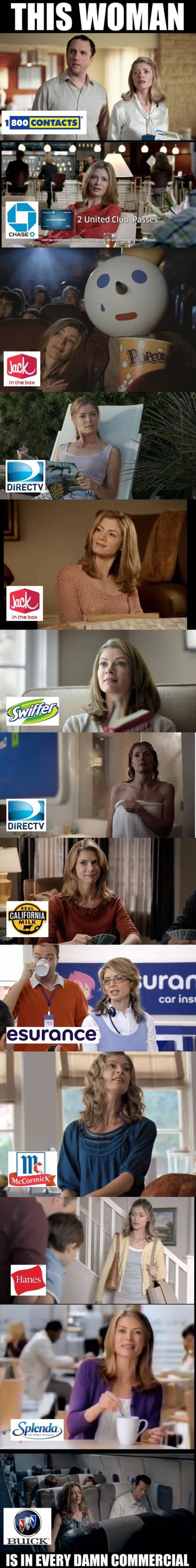 the commercial woman funny picture