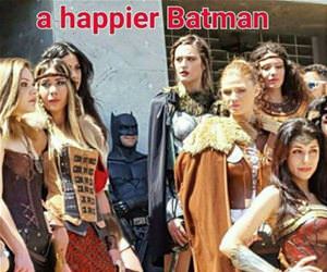 the happiest batman funny picture