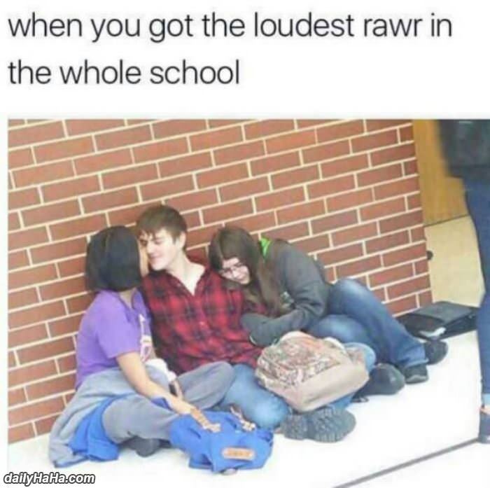 the loudest rawr funny picture