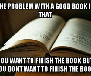 the main problem with a good book funny picture