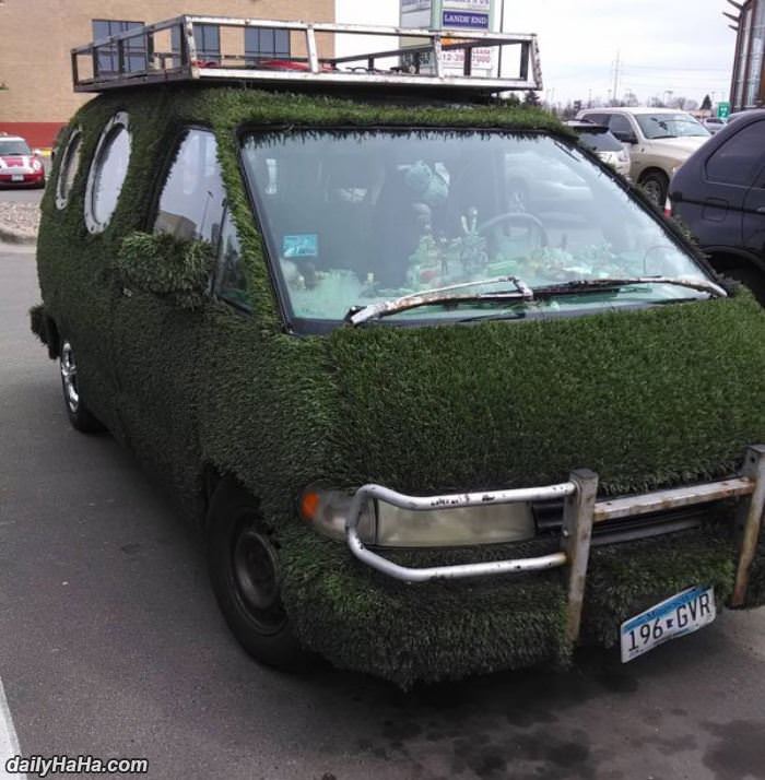 the ultimate green car funny picture