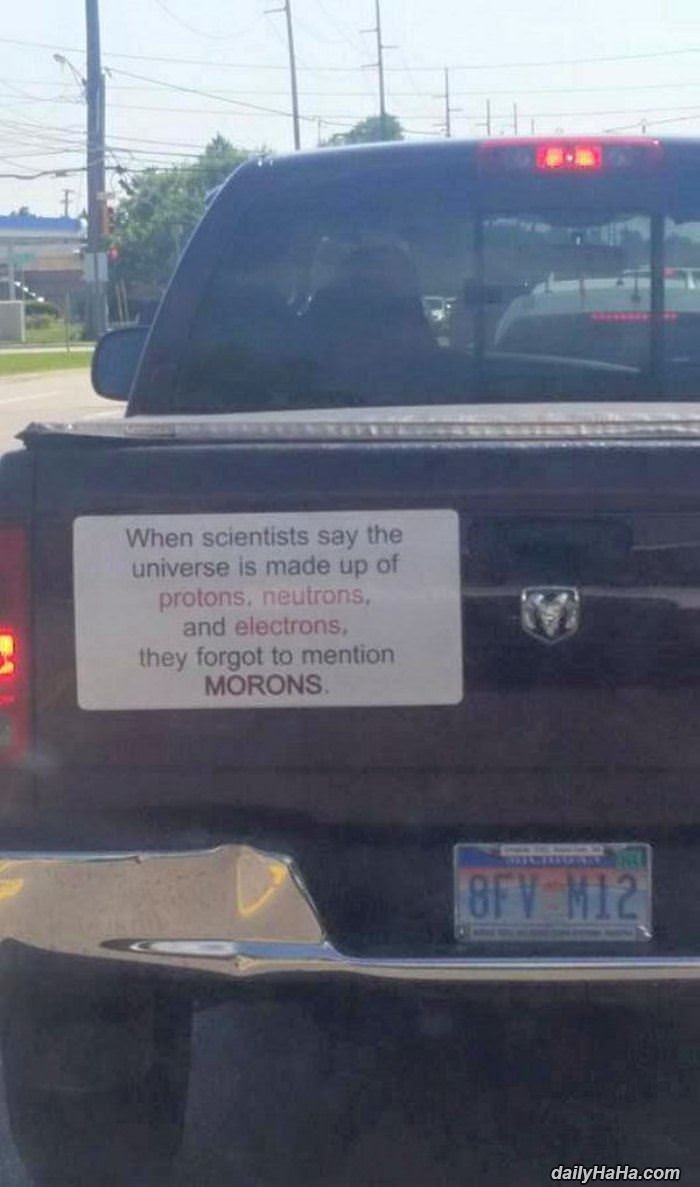 the universe is made up of funny picture