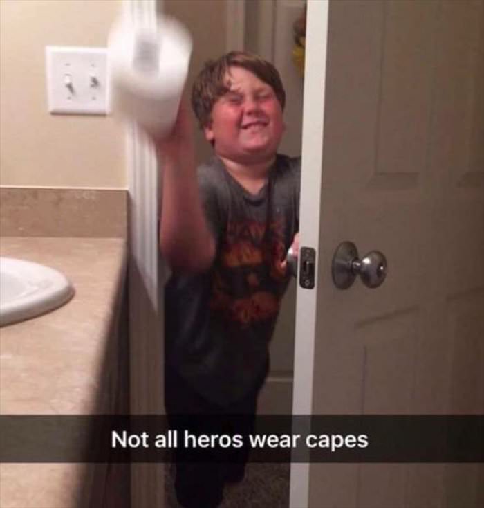 there are all kinds of heros