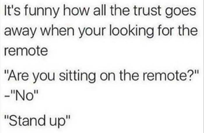 there is no trust funny picture
