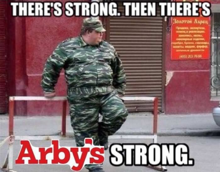 there is strong funny picture