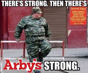 there is strong funny picture