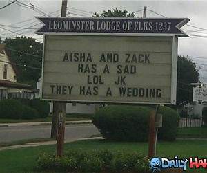 They Has Wedding funny picture