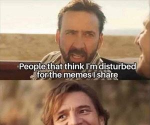 thinking i am disturbed