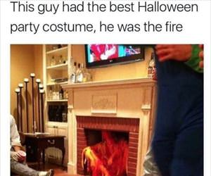 this costume is fire