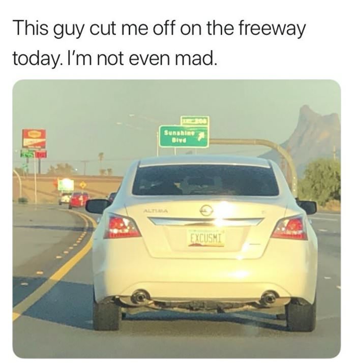 this guy cut me off