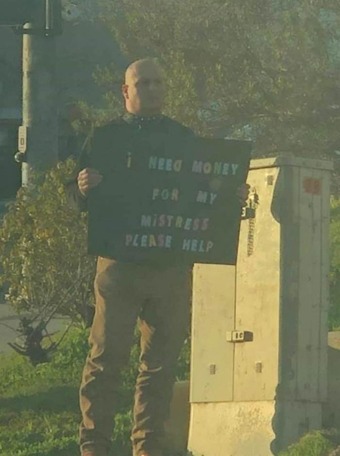 this guy needs money