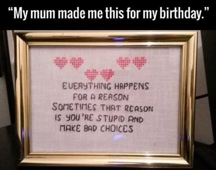 this happens for a reason