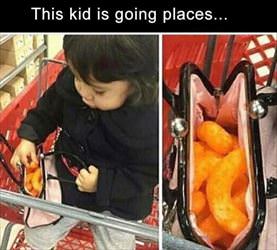 this kid is going places ... 2