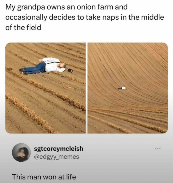 this man won at life