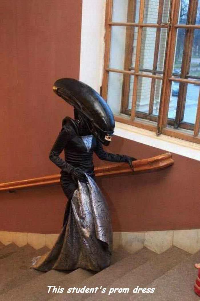 this students prom dress