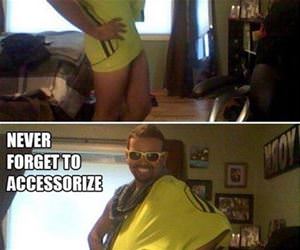 this guy knows fashion funny picture