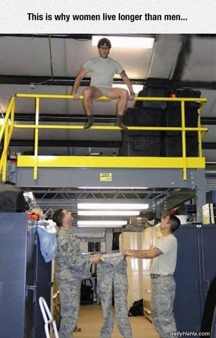 this is why women live longer funny picture