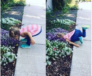 those flowers smell so good funny picture