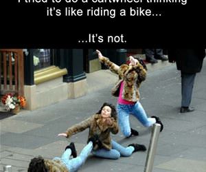 thought riding a cartwheel 