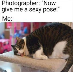 time for a sexy pose