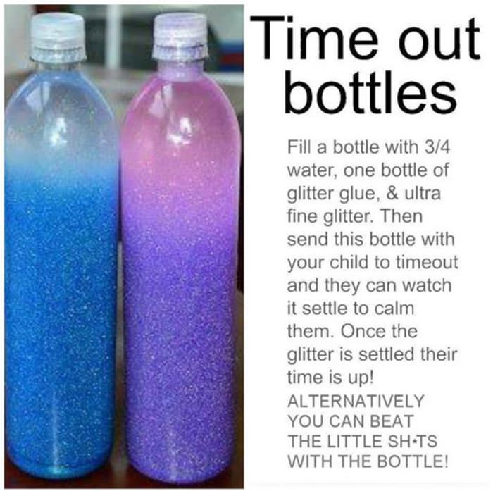 time out bottles funny picture