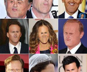 Tiny Celebrity Faces funny picture
