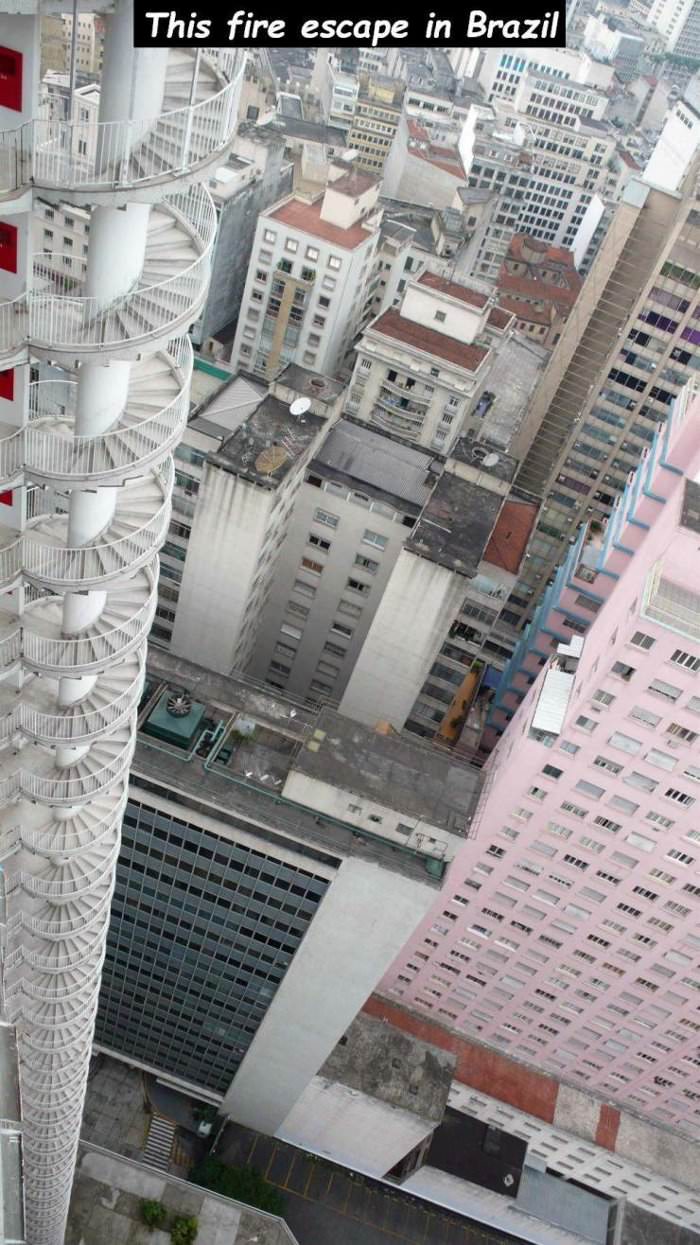 tiny little fire escape