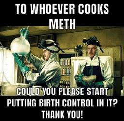 to the people who cook meth