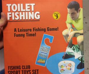 toilet fishing funny picture