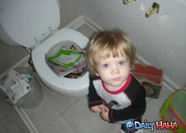 Toilets Clogged funny picture