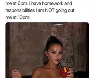 too much work to go out