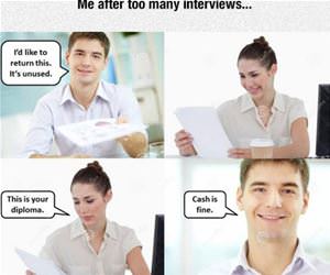 too many interviews funny picture