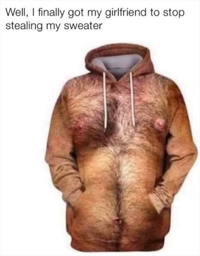 top stealing my sweater