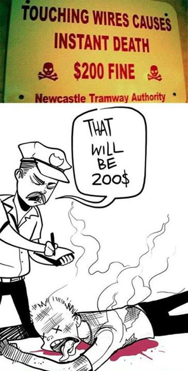 Touching Wires funny picture