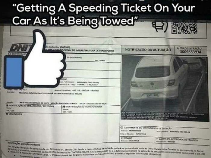 towing ticket